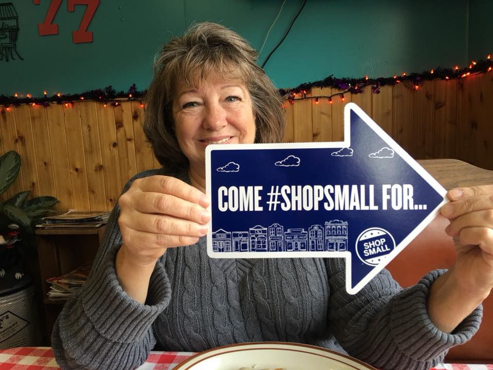 Washburn resident encouraging others to come and #shopsmall